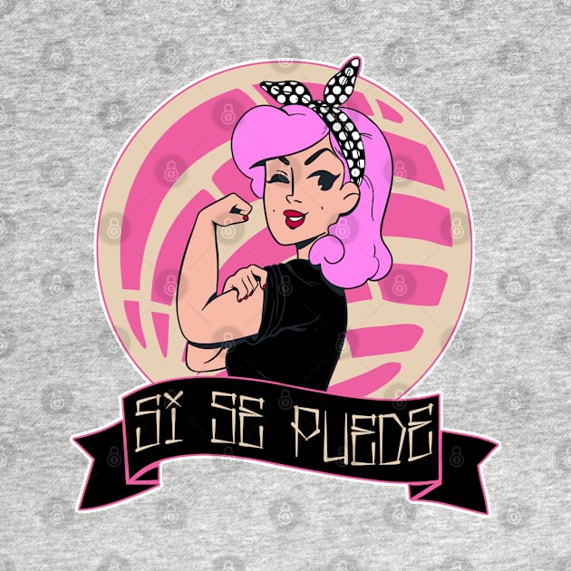 Pink pin up by Rockadeadly